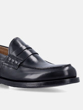 Green George polished leather loafers - | Spazio Pritelli
