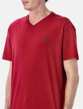 T-shirt in jersey con scollo a V di Polo Ralph Lauren - | Spazio Pritelli