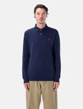 Polo Ralph Lauren long-sleeve cotton piqué polo shirt custom slim-fit - | Spazio Pritelli