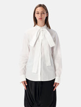7 For All Mankind poplin bow shirt - | Spazio Pritelli
