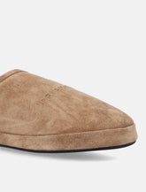 Balenciaga Beige Suede Mules - | Spazio Pritelli