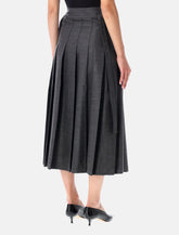 Róhe wool blend wrap skirt - | Spazio Pritelli