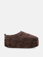 Balenciaga Alaska soft platform mule in light espresso - | Spazio Pritelli
