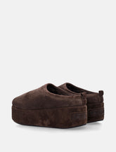 Balenciaga Alaska soft platform mule in light espresso - | Spazio Pritelli