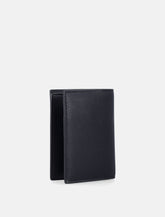 Saint Laurent black Leather Cassandre Card Holder - | Spazio Pritelli
