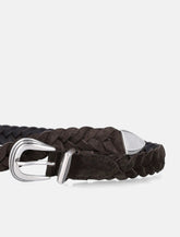 Mancini 1979 John suede belt - | Spazio Pritelli
