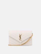 Saint Laurent Cassandre envelope chain wallet - | Spazio Pritelli