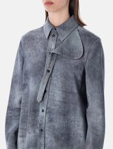 Bottega Veneta Cloudy suede shirt - | Spazio Pritelli