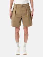 Saint Laurent cotton gabardine tailored shorts - | Spazio Pritelli