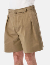 Saint Laurent cotton gabardine tailored shorts - | Spazio Pritelli