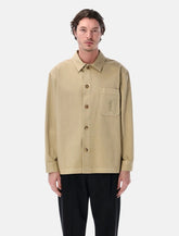 Saint Laurent Cassandre cotton overshirt - | Spazio Pritelli