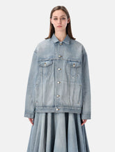 Giacca in denim regular fit Balenciaga - | Spazio Pritelli