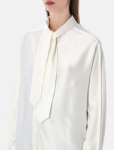 Bottega Veneta fluid silk satin shirt - | Spazio Pritelli