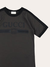 Gucci kid's cotton T-shirt with GG print - | Spazio Pritelli