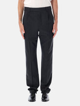 Saint Laurent herringbone wool trousers - | Spazio Pritelli