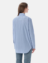 Balenciaga striped poplin shirt - | Spazio Pritelli