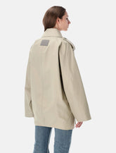 Balenciaga double-breasted cotton trench coat - | Spazio Pritelli