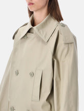 Balenciaga double-breasted cotton trench coat - | Spazio Pritelli
