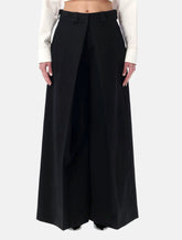 Balenciaga black high-waisted wide-leg pants - | Spazio Pritelli