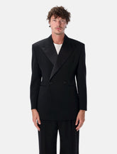 Saint Laurent grain de poudre tuxedo jacket - | Spazio Pritelli