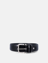 Mancini 1979 brushed leather belt H 35 - | Spazio Pritelli