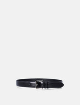 Mancini 1979 brushed leather belt H 35 - | Spazio Pritelli