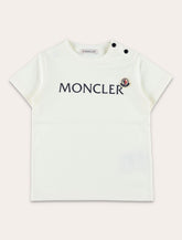 Moncler boy's stretch cotton logo T-shirt - | Spazio Pritelli