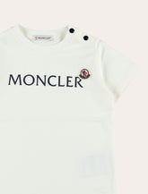 Moncler boy's stretch cotton logo T-shirt - | Spazio Pritelli