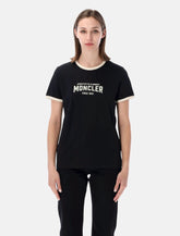 Moncler flock logo jersey T-shirt - | Spazio Pritelli