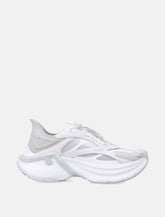 Fendi F-Light white leather and mesh woman's sneakers - | Spazio Pritelli