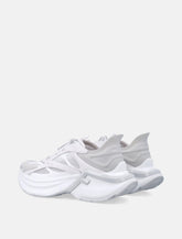 Fendi F-Light white leather and mesh woman's sneakers - | Spazio Pritelli