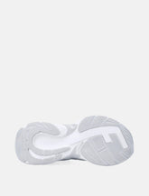 Fendi F-Light white leather and mesh woman's sneakers - | Spazio Pritelli