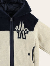 Reversible Teddy and nylon zip-up hoodie Moncler Grenoble kids - | Spazio Pritelli