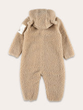 Moncler teddy hooded baby grow - | Spazio Pritelli
