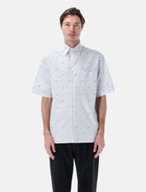 Valentino Garavani Oxford shirt with Le Chat de la Maison print - | Spazio Pritelli