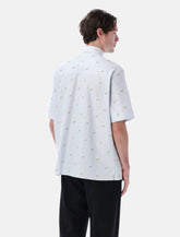 Valentino Garavani Oxford shirt with Le Chat de la Maison print - | Spazio Pritelli