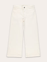 Bonpoint Gersande girls’ pant in organic cotton denim - | Spazio Pritelli
