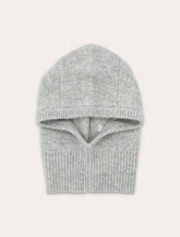 Bonpoint Kids heather grey cashmere balaclava - | Spazio Pritelli