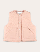 Bonpoint Jilian quilted pink vest - | Spazio Pritelli