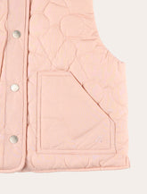Bonpoint Jilian quilted pink vest - | Spazio Pritelli