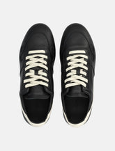 Women’s Minimal Sneak Rick Owens Leather Sneakers - | Spazio Pritelli