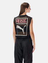 Top in rete nero di PUMA x ROSÉ - | Spazio Pritelli