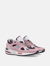Sneakers Rosa 991v2 Made in UK - | Spazio Pritelli