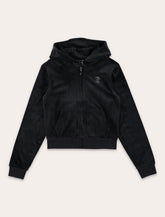 Felpa con cappuccio da bambina con logo strass Juicy Couture -  | Spazio Pritelli