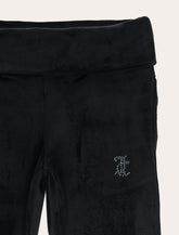 Pantaloni in velluto da bambina con logo strass Juicy Couture -  | Spazio Pritelli