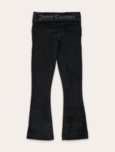 Pantaloni in velluto da bambina con logo strass Juicy Couture -  | Spazio Pritelli