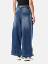 Adidas Adicolor wide leg denim jeans - | Spazio Pritelli