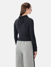 Giacca da allenamento arricciata nera di Adidas Originals - | Spazio Pritelli