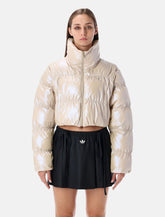 Adidas Originals glossy cropped puffer - | Spazio Pritelli