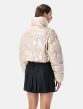 Adidas Originals glossy cropped puffer - | Spazio Pritelli